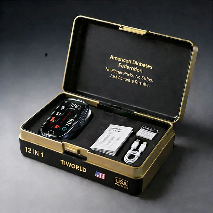 🔥Final 3 Hours : Only Limited Stock Left🏆TIWORLD™ Non-Invasive Blood Glucose Meter 99.9% Accuracy （Mayo Clinic Recommended）